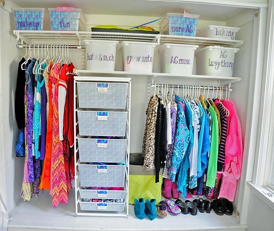 Arrange Wardrobe By Labelling