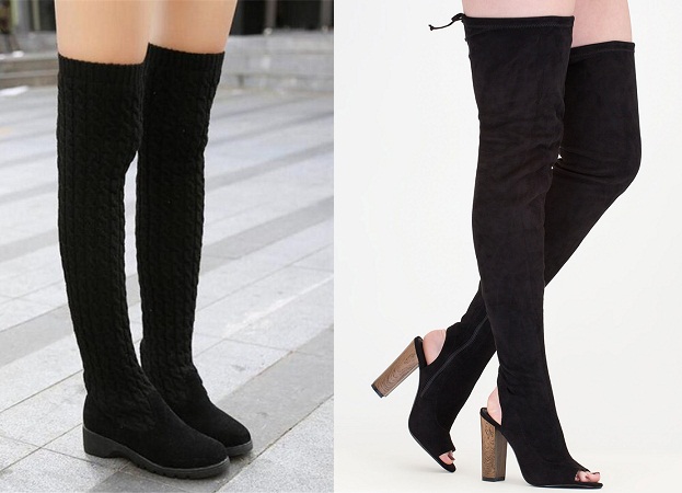 Athletic Women Thigh High Boots