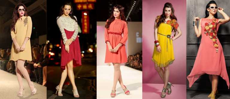 Designer Kurti Without Leggings