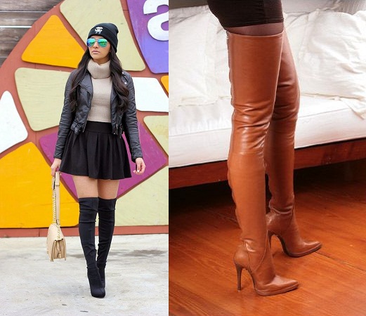 petite thigh high boots