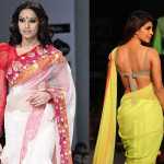 Sarees With Fashionable Blouses