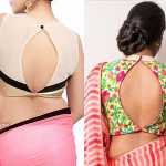 Backless Blouse With An Oval Opening