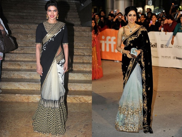 Buy Bollywood Sabyasachi Inspired floral pure organza digital saree in UK,  USA and Canada