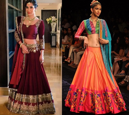 Latest Lehenga Blouse Designs 2018 / Chaniya Choli Designs