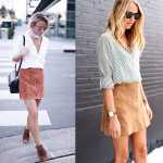 Button Down Shirts With Suede Skirts