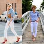 Button Down With White Jeans