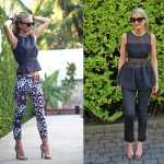 Cropped Pant With Peplum Top