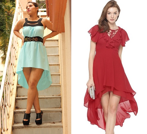 Dresses With Front Hems