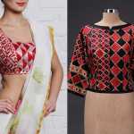 Geometric Pattern Blouse