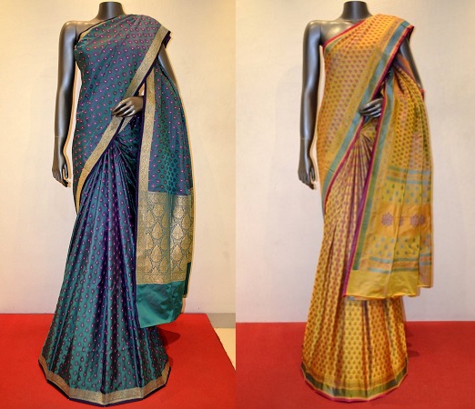 Handloom Weaving Jamewar Sarees