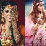 Jewelry and Makeup For Mehndi Ceremony