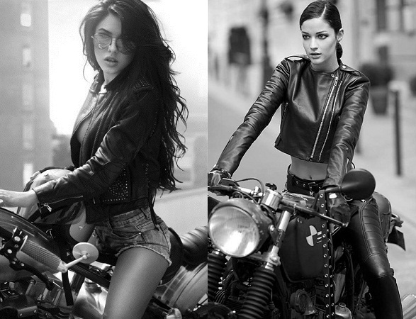 Leather Outfits For Biker Girls