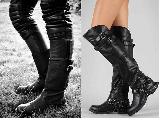 Motorcycle Boots For Biker Girls 