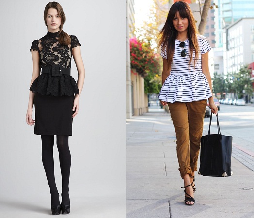 Peplum Dresses And Tops