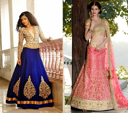 Straight cut Lehengas