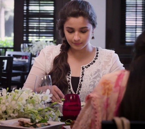 Alia Bhatt In Chikan Work Kurti