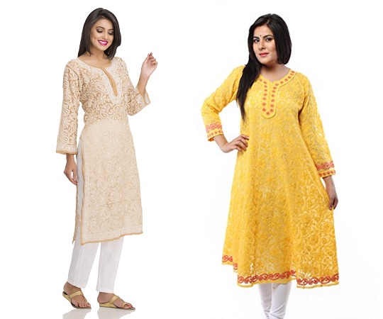 Formal And Casual Look In Chikankari Kurti