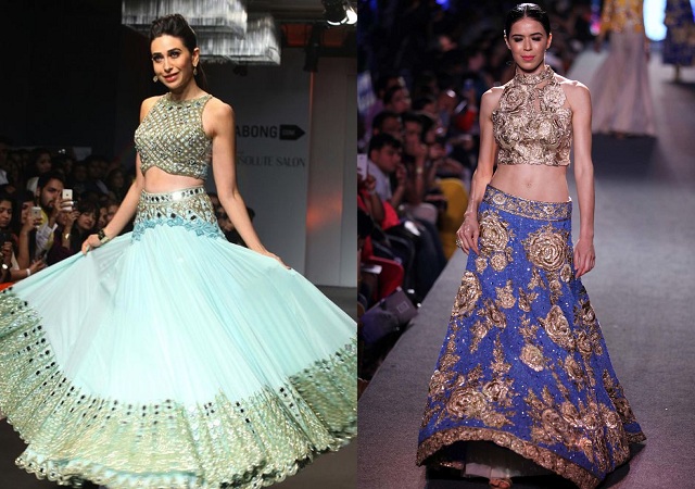 Halter Neck Lehenga Blouse Designs