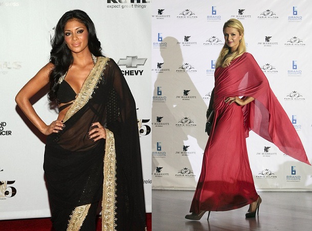 Hollywood Celebs In Saree