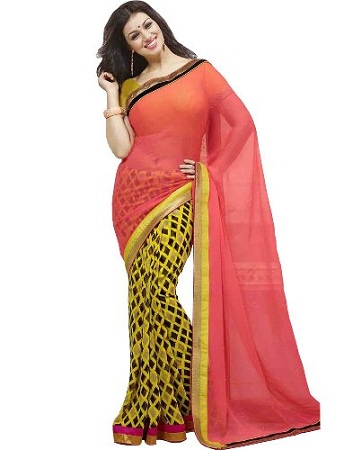 Printed Georgette Saree