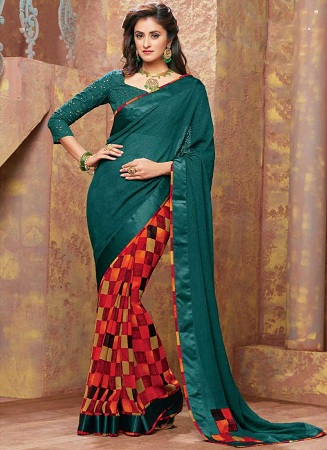 Printed Georgette Sarees