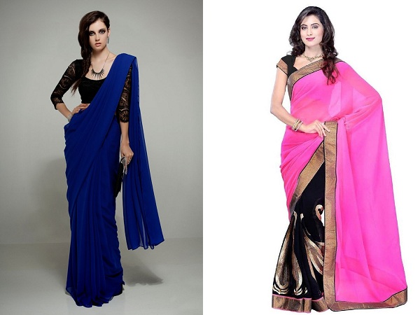 Saree Draping Style For Chiffon Saree