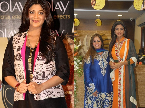 Shilpa Shetty Kundra in full sleeved kurti