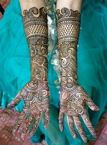 Bridal Arabic Mehendi Design