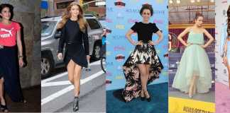 Celebs with Asymmetrical Skirts