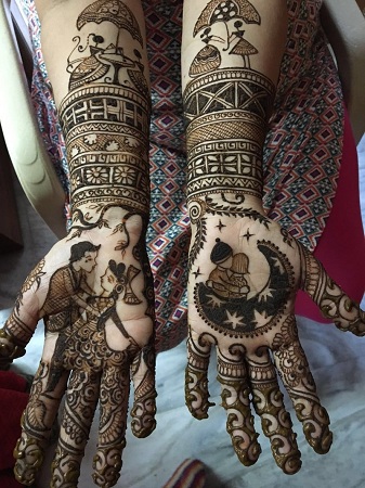 Generic Portrait Mehendi Design