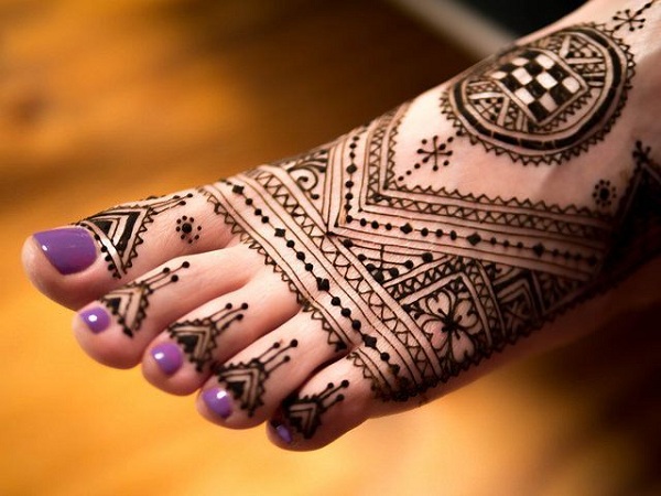 Moroccan Mehendi Design For Feet