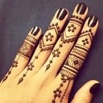 Moroccona Mehendi Design For Fingers