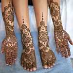 Paisley Mehendi Design For Hands And Legs
