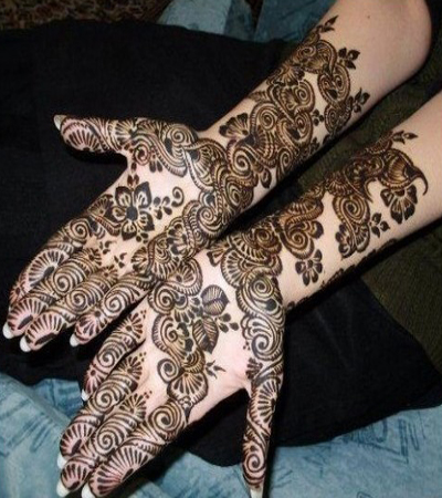 Pakistani Full Hand Mehendi Design