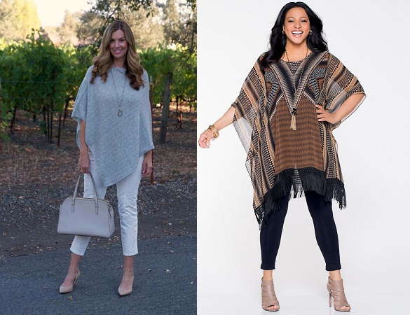 Poncho For Skinny And Plus Size Body