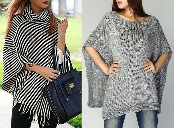 Poncho Stylish Neckline