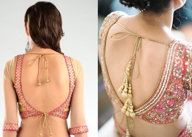Two Strings Saree Blouse