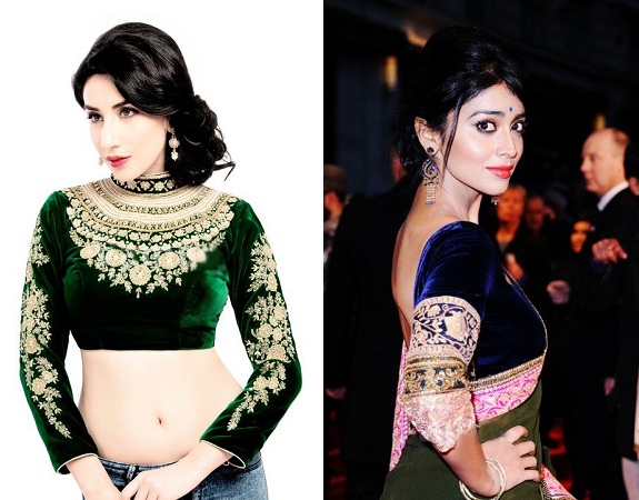 Velvet Saree Blouse