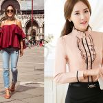 Casual And Formal Ruffled Top