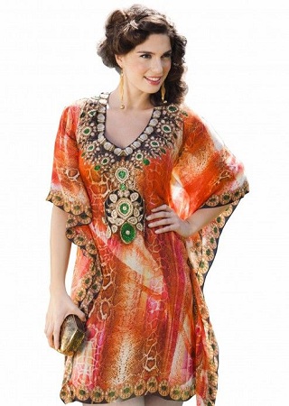 Kaftan-Style Kurti Without Leggings