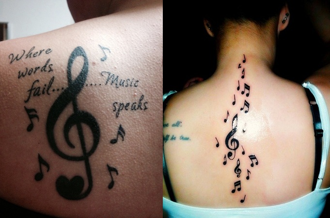 Update 97 about music tattoos for girls super hot  indaotaonec