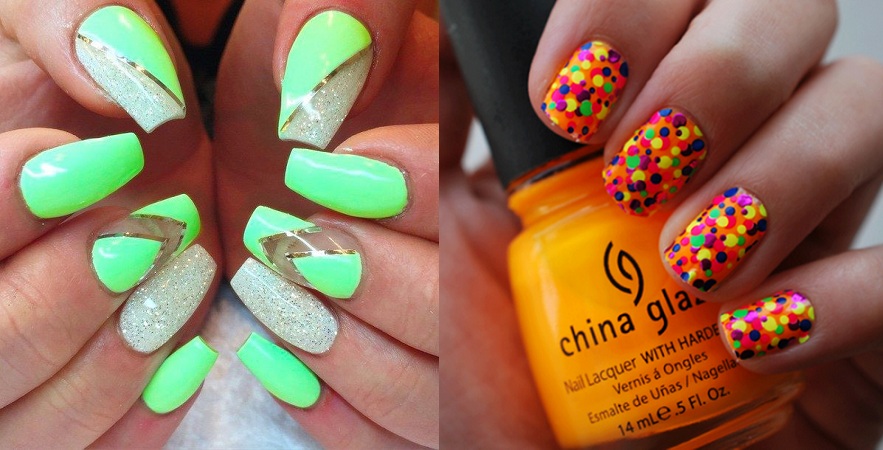 Neon Nail Art