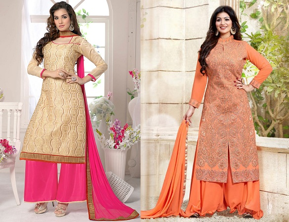 Buy Readymade ThreePiece Sharara Suit  Girls Festive Wear Ideas  The  Nesavu  The Nesavu