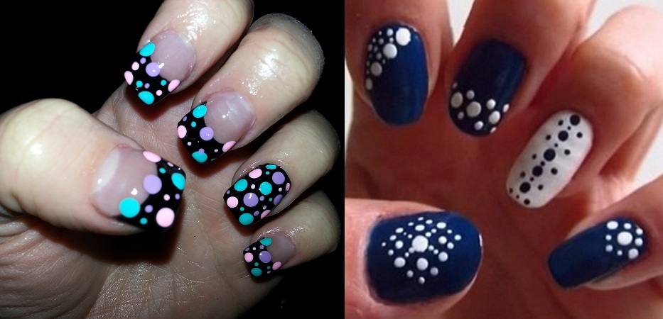 Polka Dot Nail Art