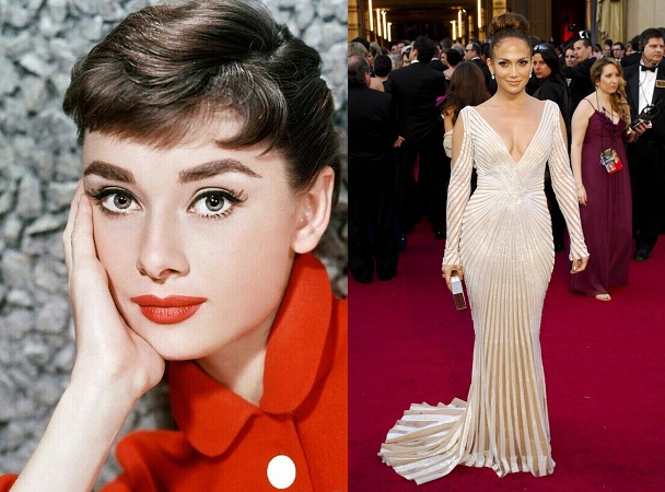 Audrey Hepburn And Jennifer Lopez Style