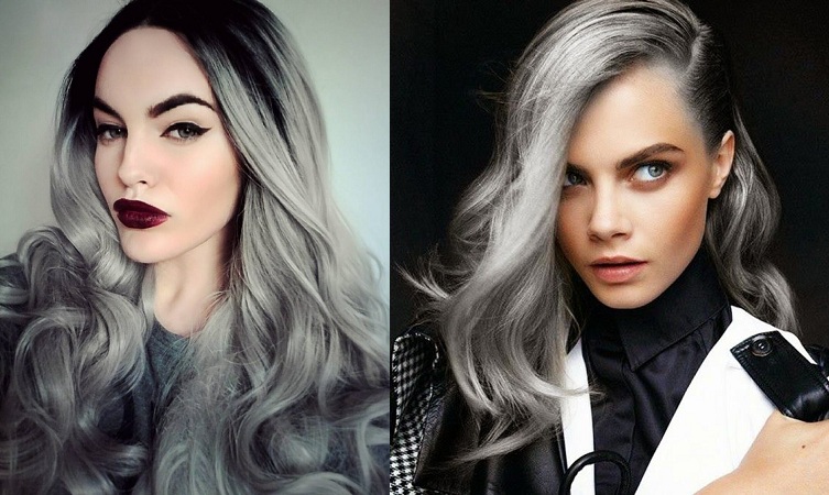 Blonde-Gray Hair Color