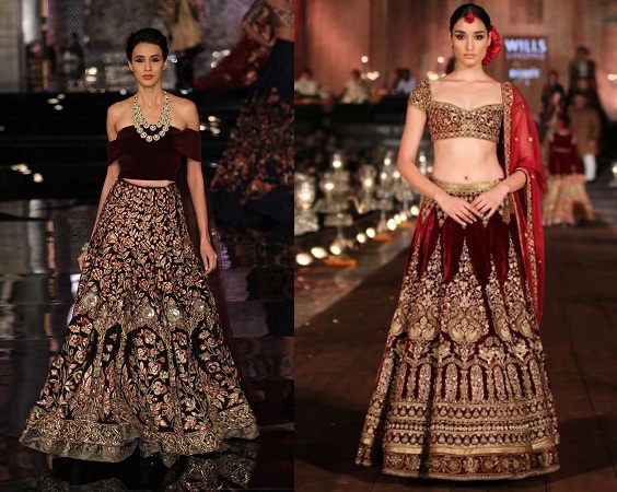 Brown Lehengas