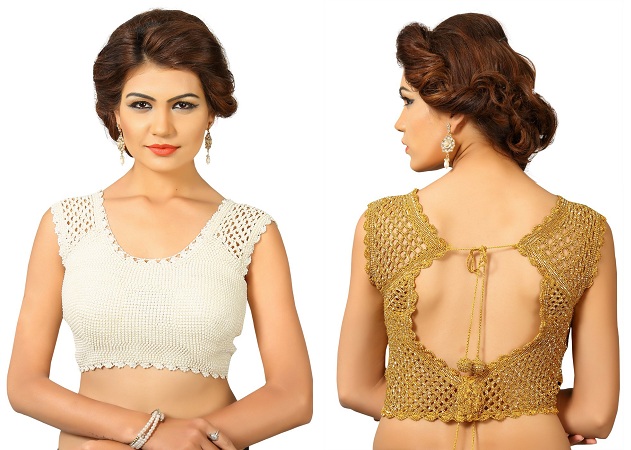 Crochet Saree Blouses