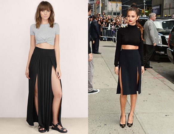 Double Slit Skirts