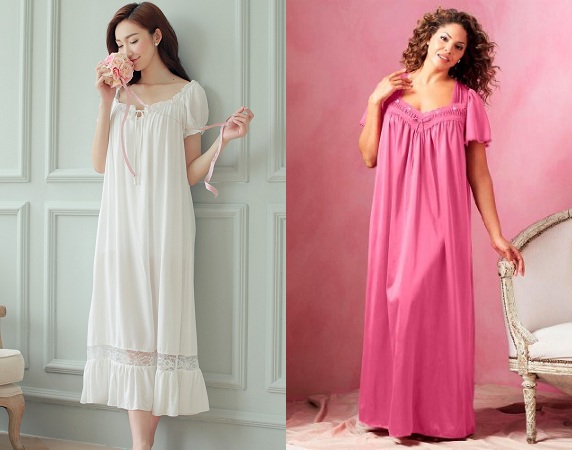 different types of night dress for ladies